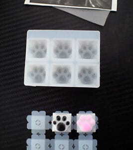 Keycap Vorm Kattenpoot