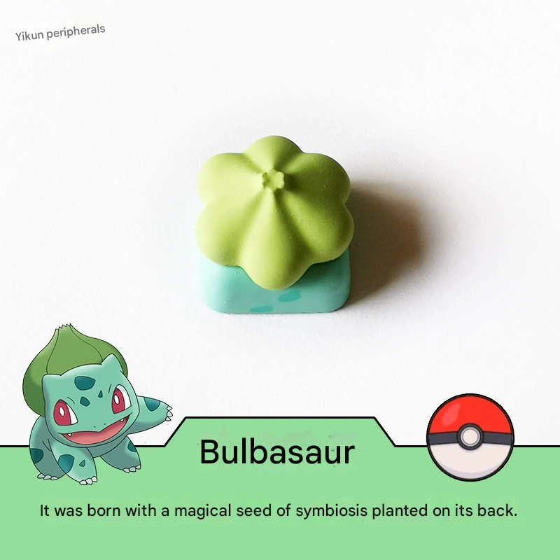 Bulbasaur Tail Artisan Keycap