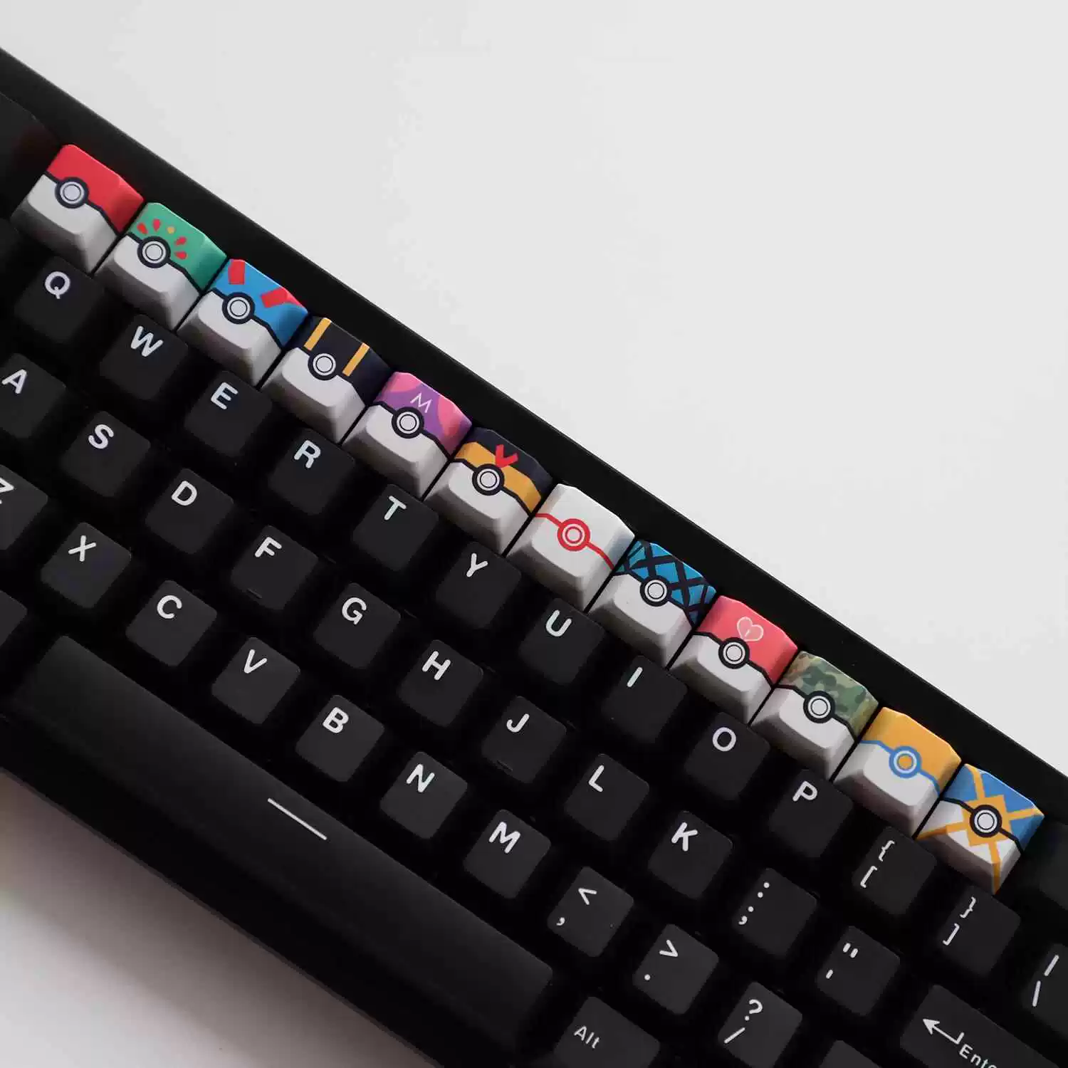Pokéball Keycap Bundel (4 Pokéballs)