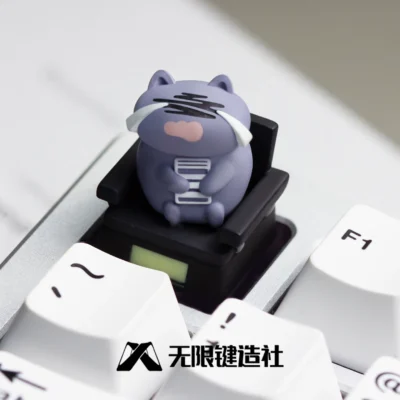 Criticized Cat Artisan Keycap