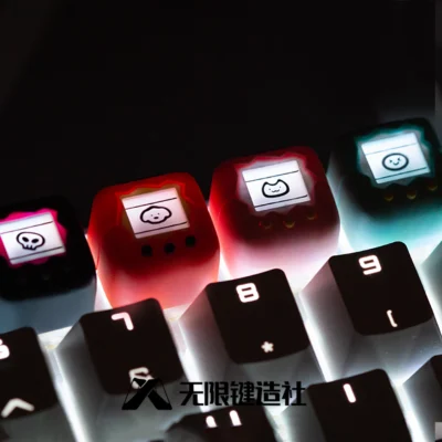 Electro Pets Translucent Artisan Keycap
