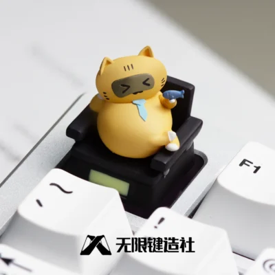 Fishing Cat Artisan Keycap