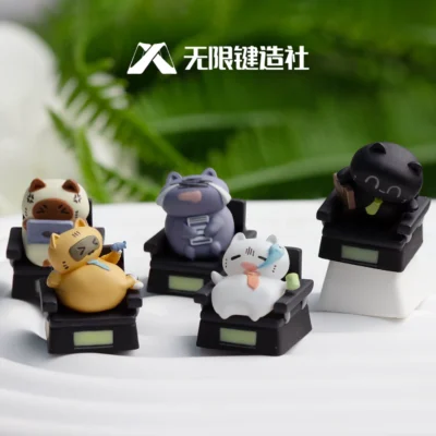 Worker Cats Artisan Keycap Collectie