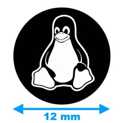 Tux Linux Keycap Sticker