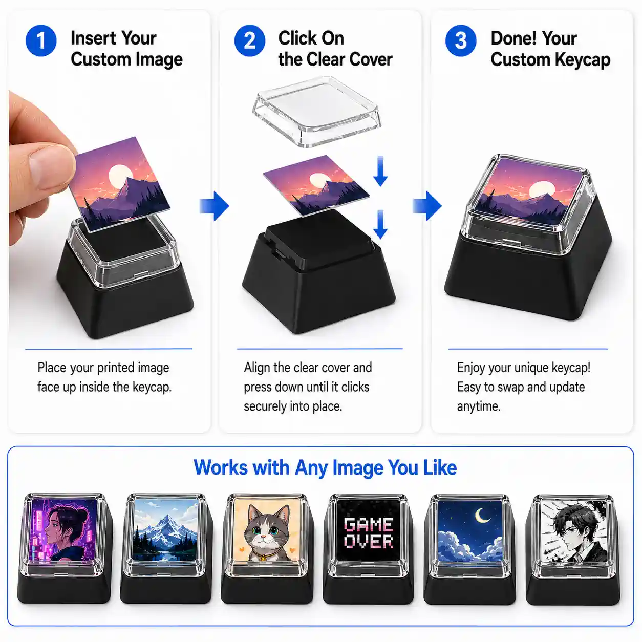 Custom Insert R4 Keycap - Afbeelding 2